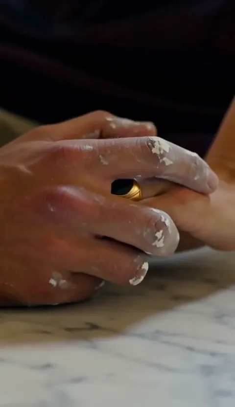 Plaster on Cold Marble